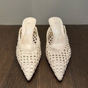 ZARA — HEELED MULE SANDAL